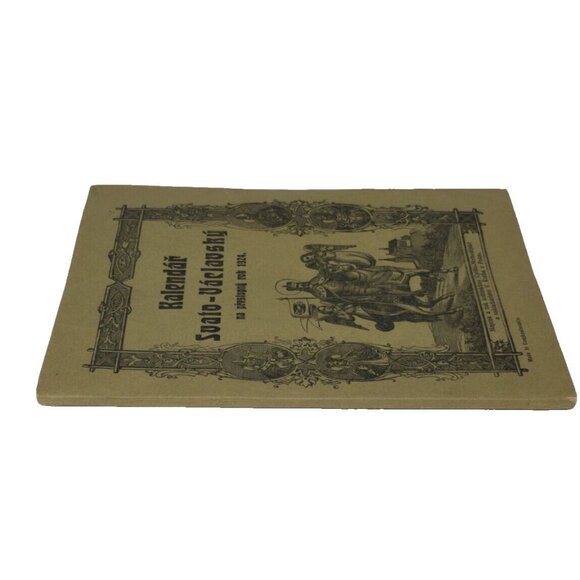 1924 Kalendar Svato-Varlavsky Bohemian Czech Catholic Church Religious Annual - Picture 6 of 6